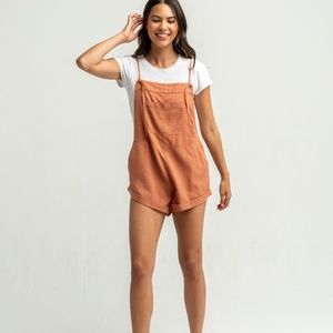 NWT BILLABONG Wild Pursuit Womens Short Overalls
